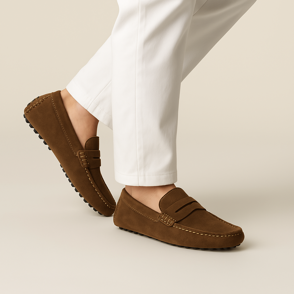 Armand™ | Loafers en Daim Italiens Chics
