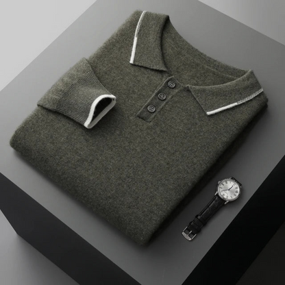 Basilio™ | Polo Élégant en Cachemire