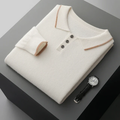 Basilio™ | Polo Élégant en Cachemire