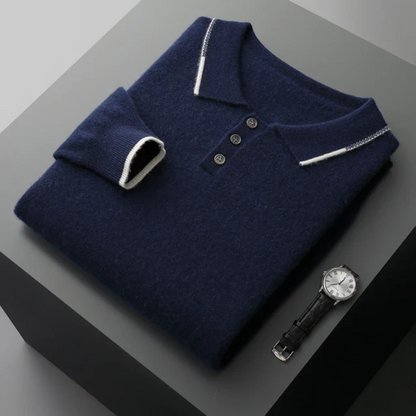 Basilio™ | Polo Élégant en Cachemire