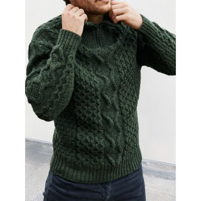 Orvian™ | Pull Élégant en Maille à Demi-Zip