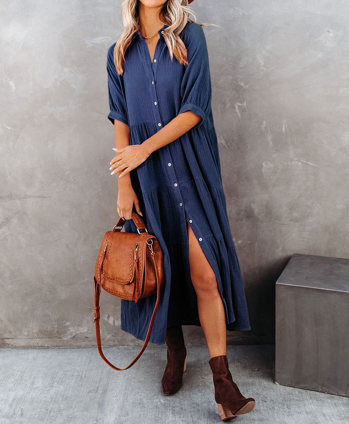 Inaya™ | Robe Élégante à Col V