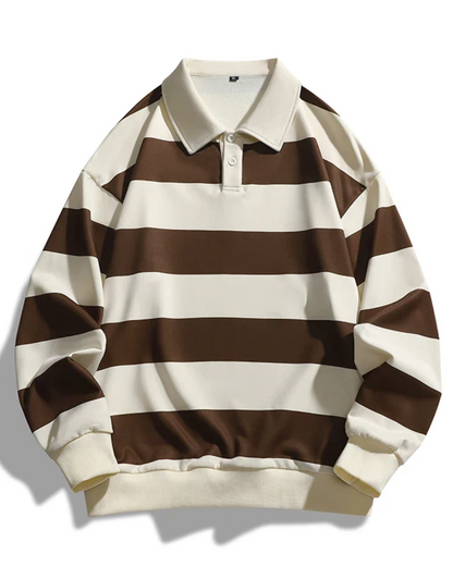 Cassian™ | Polo en Laine Old Money à Rayures