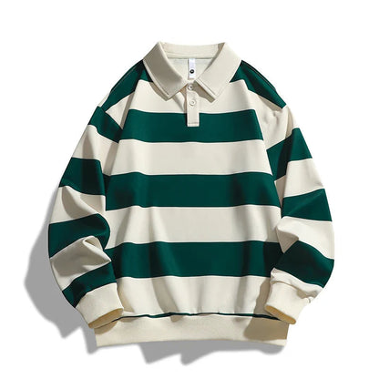 Cassian™ | Polo en Laine Old Money à Rayures
