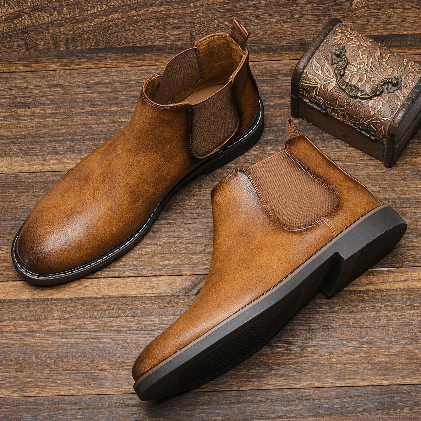 Zacharie™ | Bottines élégant et polyvalent pour l'homme moderne