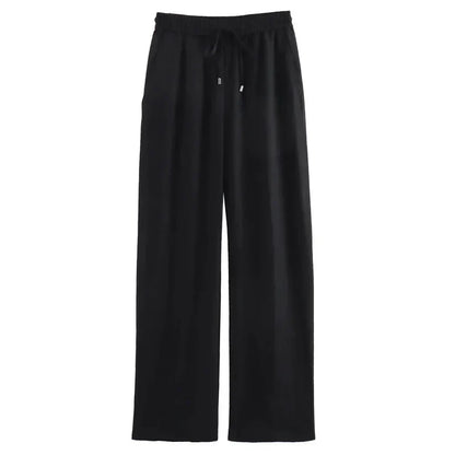 Alizée™ | Pantalon Confortable Taille Haute en Tissu Doux