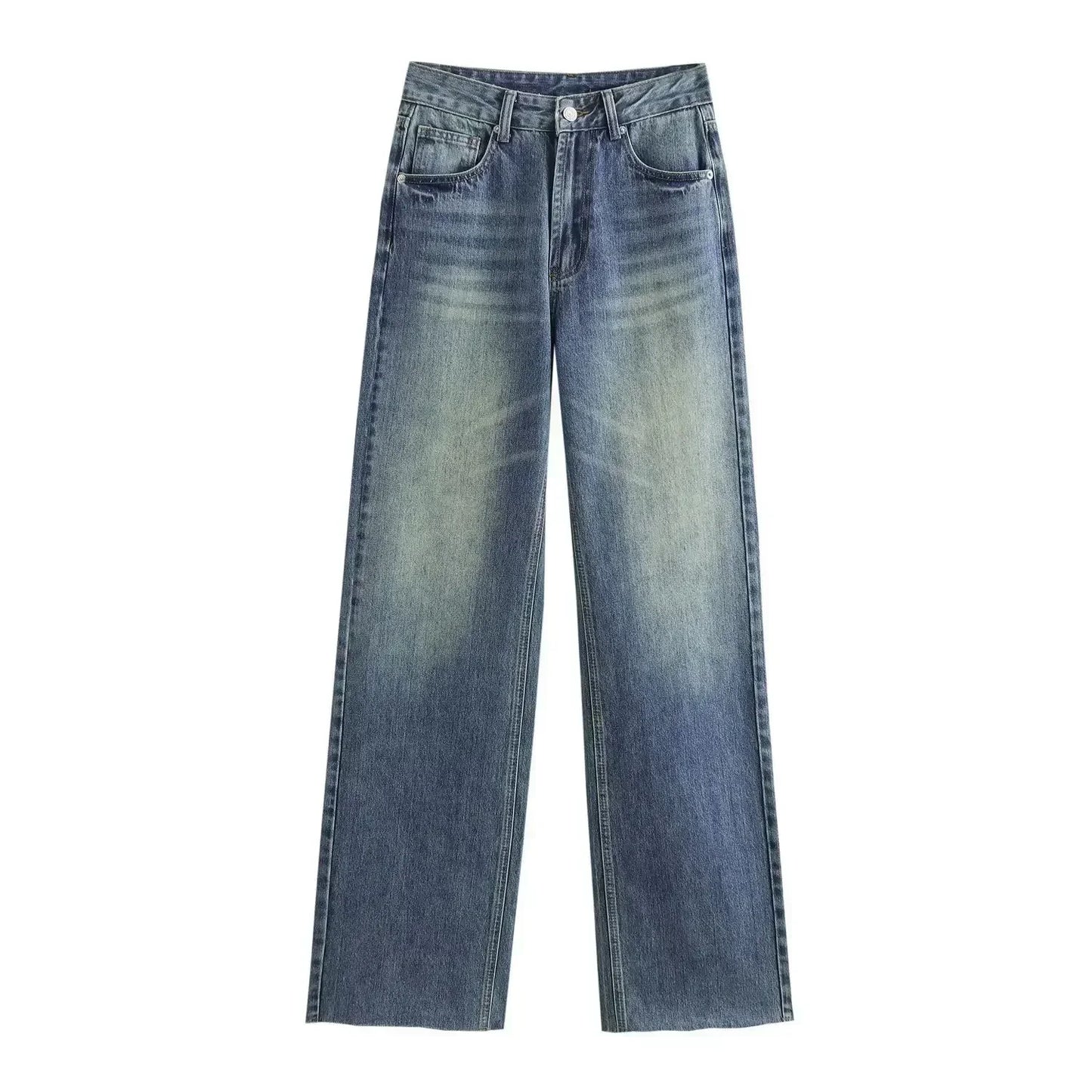 Aure™ | Jeans à Coupe Large et Effet Vintage