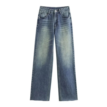 Aure™ | Jeans à Coupe Large et Effet Vintage