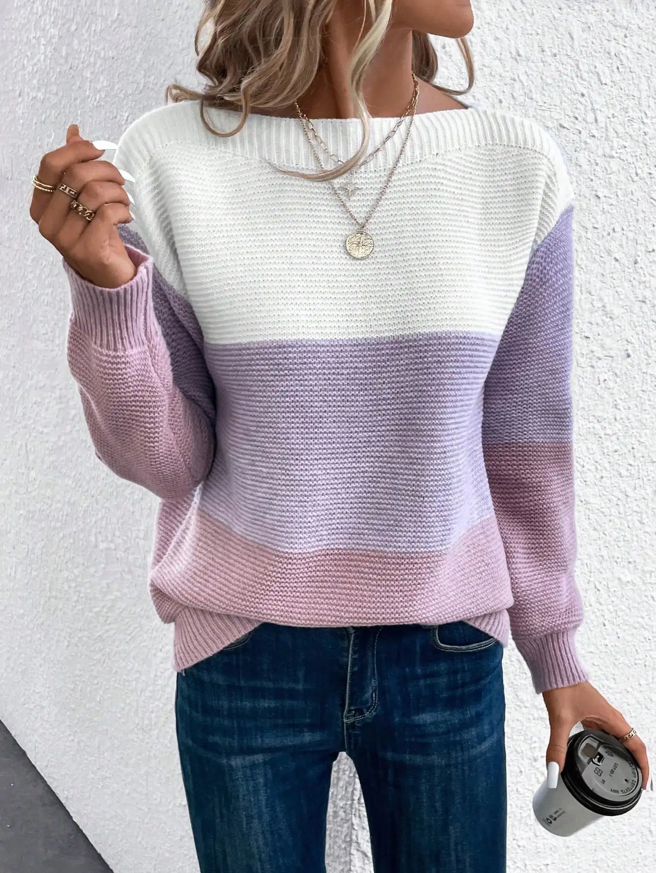 Fenella™ | Pull en maille dégradée