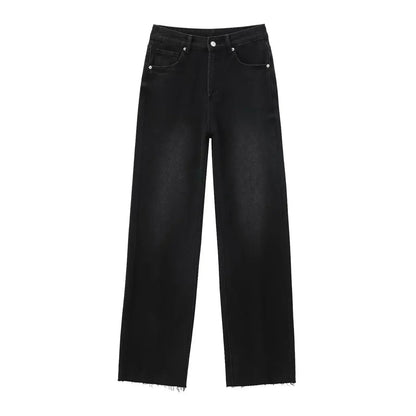 Sixtine™ | Jean Noir avec Finition Brute