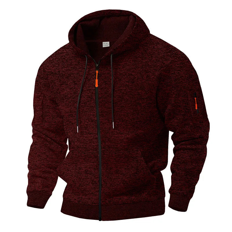 Charles™ | VESTE À CAPUCHE ENTIÈREMENT ZIPPÉE POUR HOMME