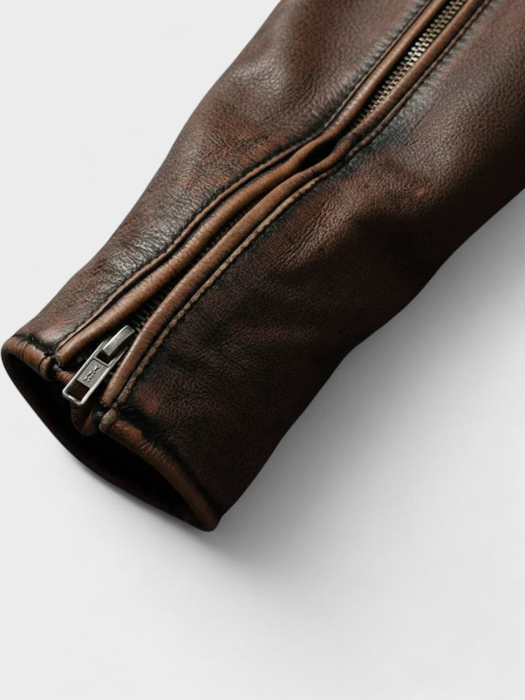 Troels™ | Veste en cuir vintage pour homme