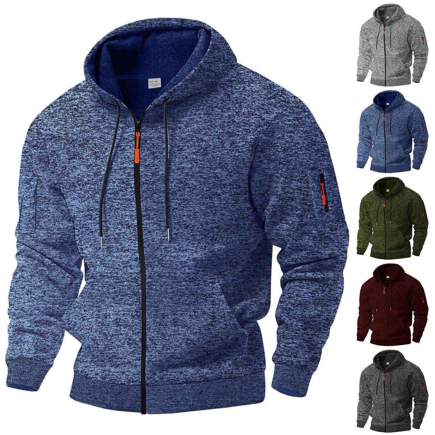 Charles™ | VESTE À CAPUCHE ENTIÈREMENT ZIPPÉE POUR HOMME