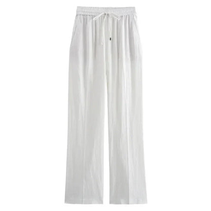 Alizée™ | Pantalon Confortable Taille Haute en Tissu Doux