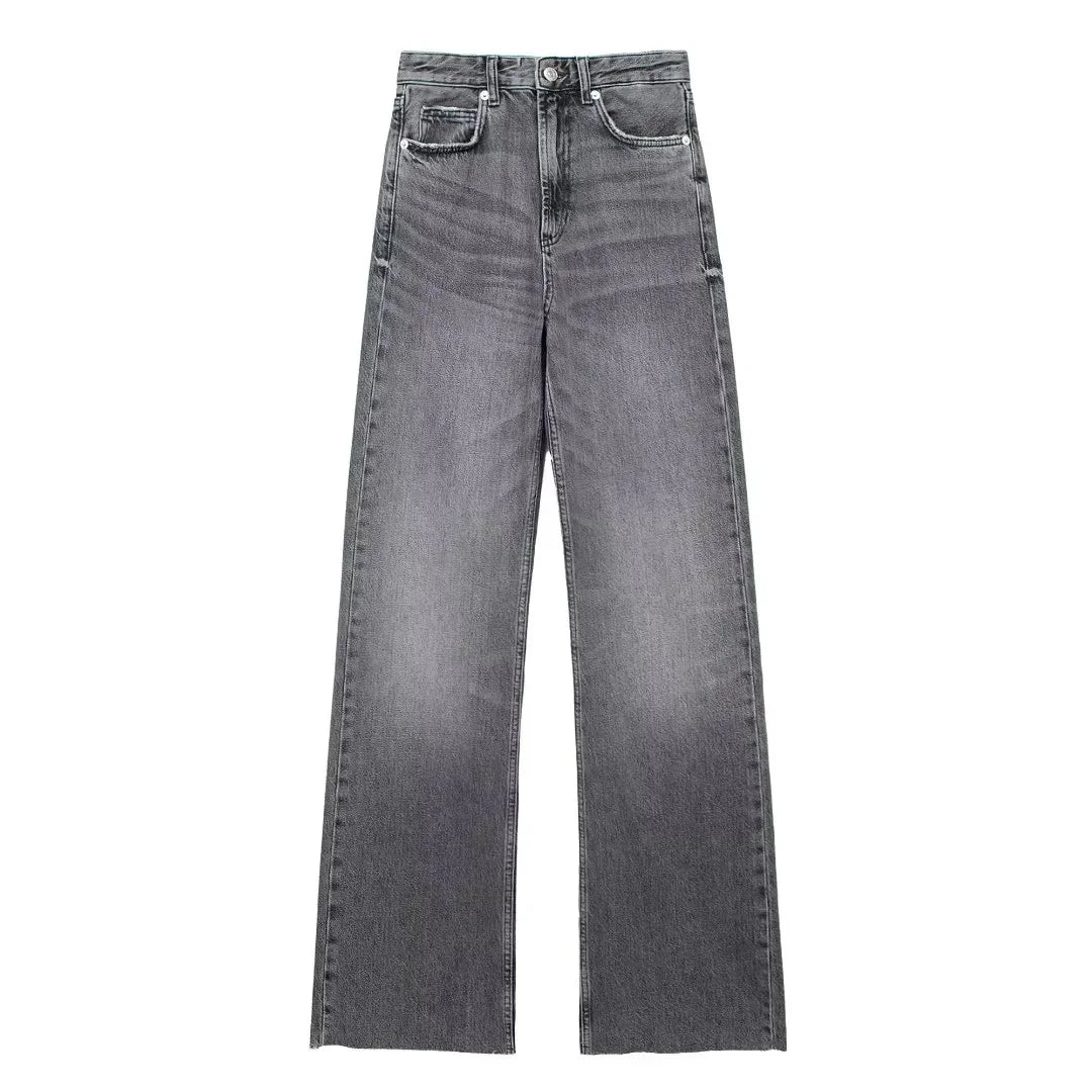 Oriane™ | Pantalon Élégant Taille Haute