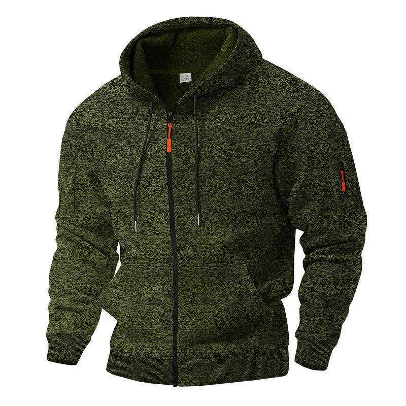 Charles™ | VESTE À CAPUCHE ENTIÈREMENT ZIPPÉE POUR HOMME