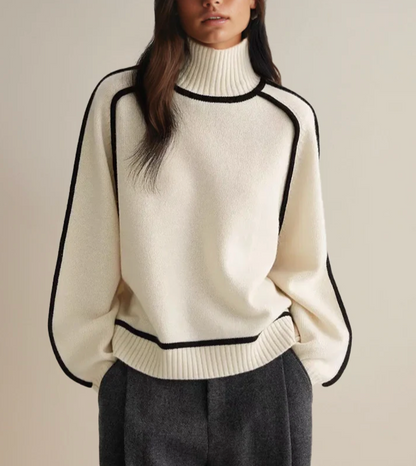 Solange™ | Pull Col Roulé Essential