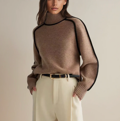 Solange™ | Pull Col Roulé Essential