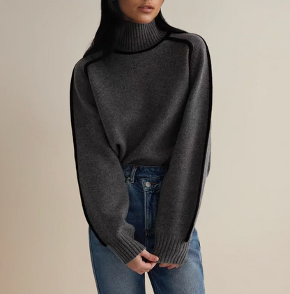 Solange™ | Pull Col Roulé Essential