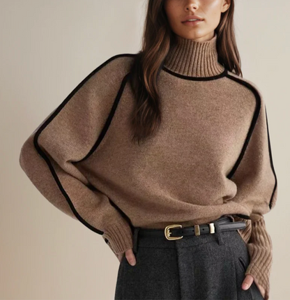 Solange™ | Pull Col Roulé Essential