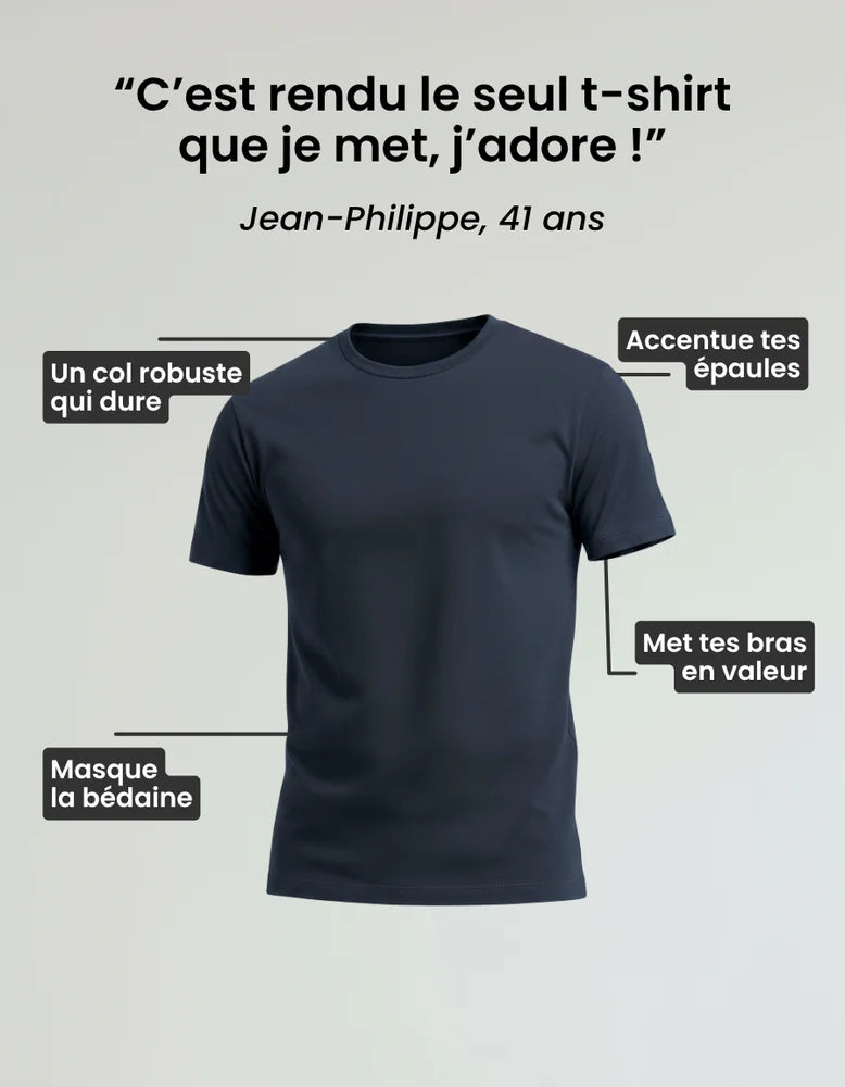 Pack de 3 - Le T-shirt Confort+