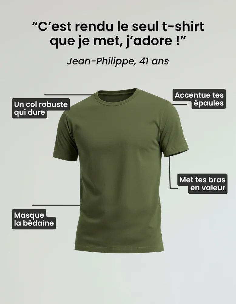 Pack de 3 - Le T-shirt Confort+