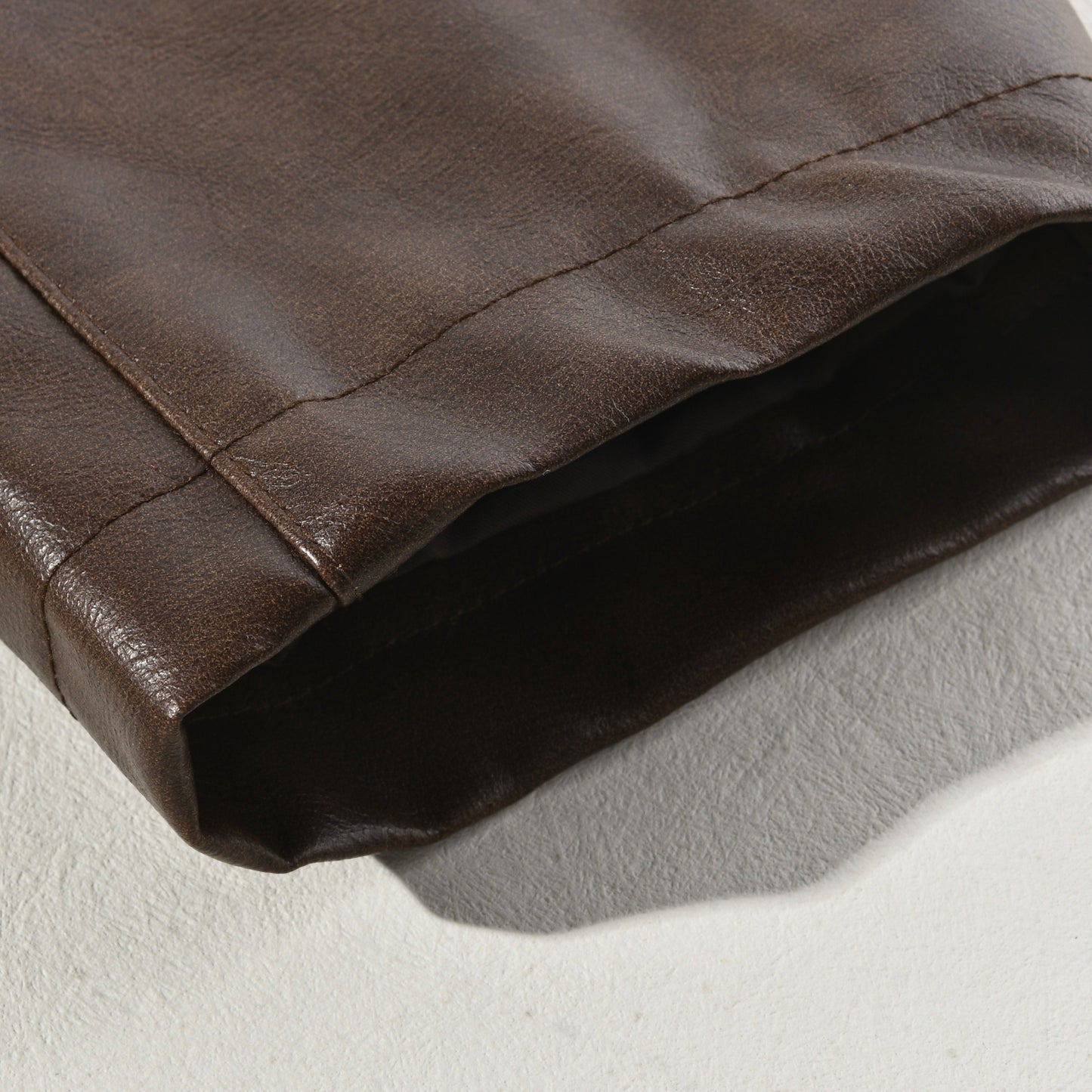 Henri™ | Veste en Cuir Classique Vintage Marron