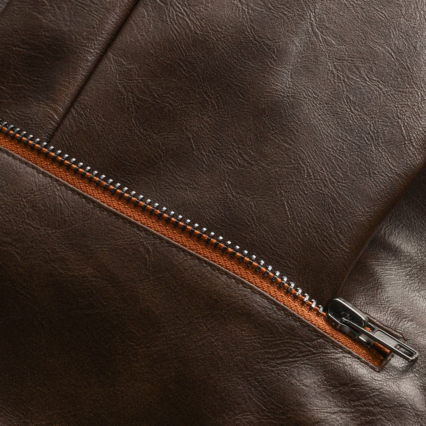 Henri™ | Veste en Cuir Classique Vintage Marron