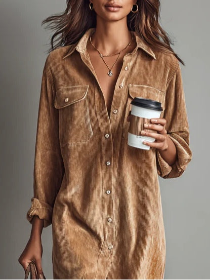 Élodie™ | Robe Midi Velours