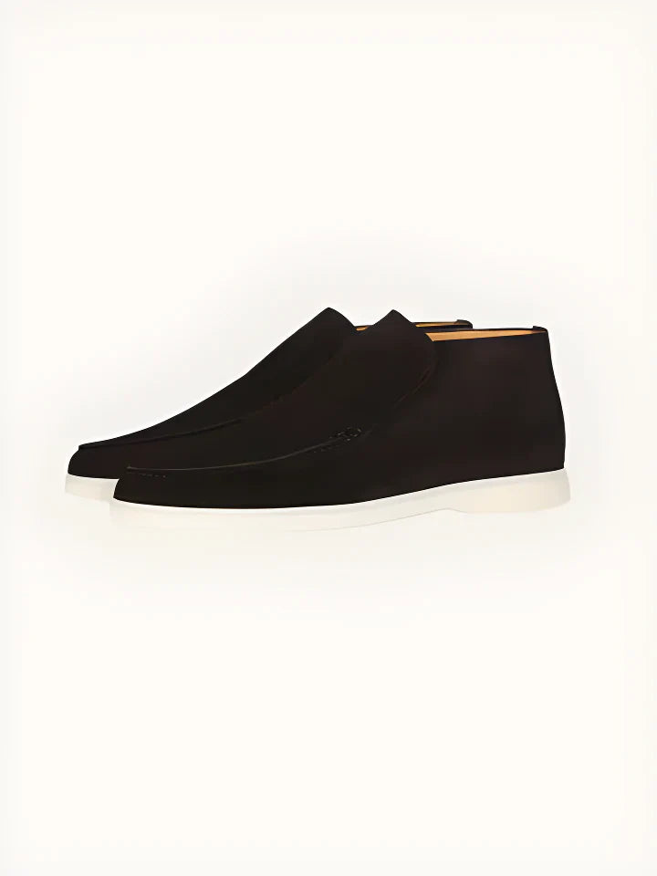 Norbert™ | Mocassins Montants en Daim Haut de Gamme