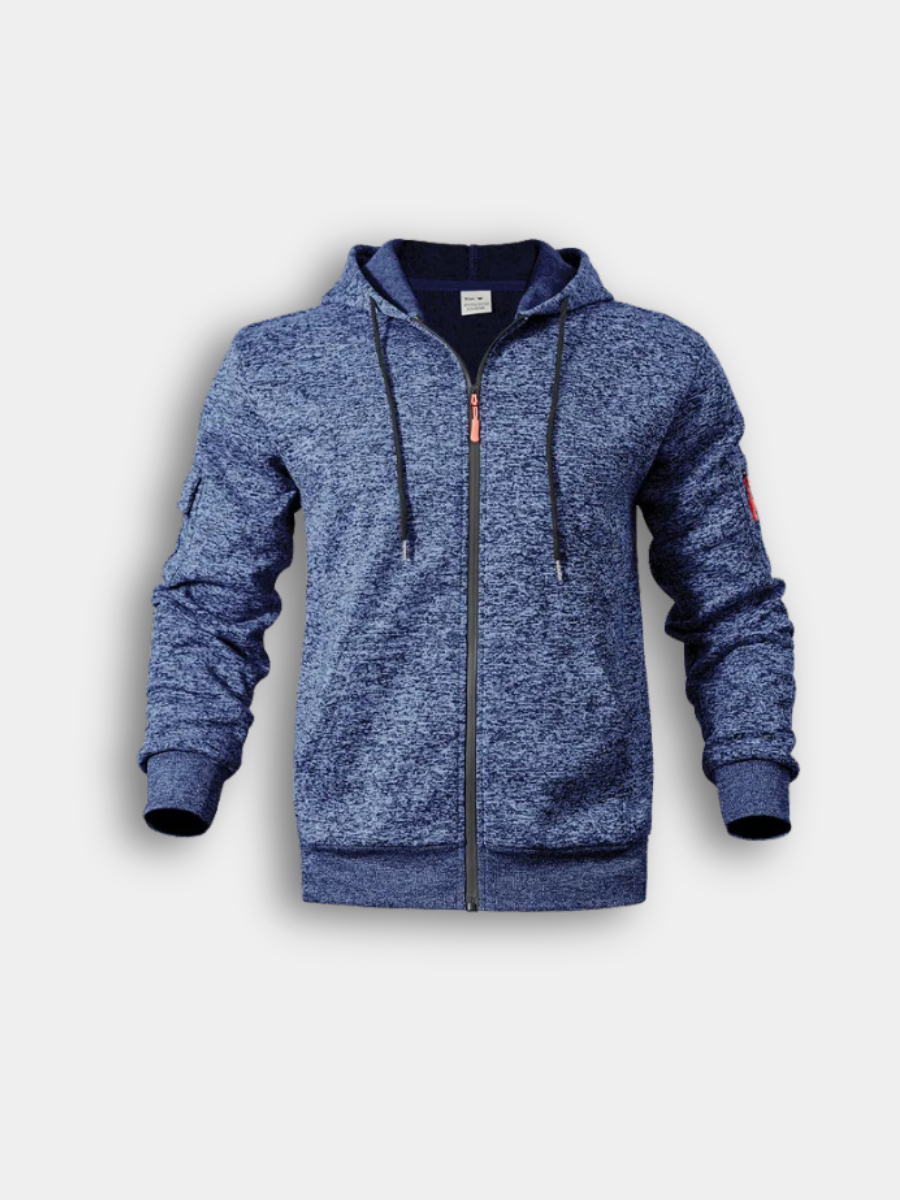Charles™ | VESTE À CAPUCHE ENTIÈREMENT ZIPPÉE POUR HOMME