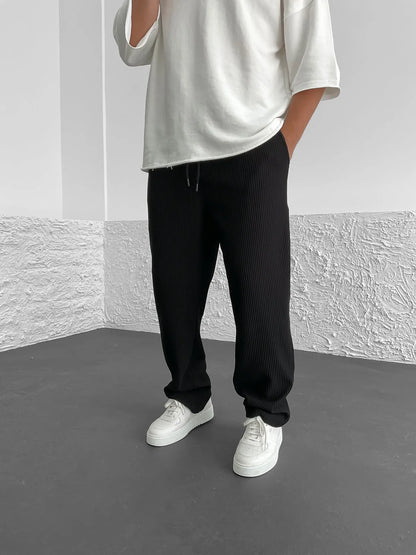 Sami™ | Pantalon confortable côtelé en spandex