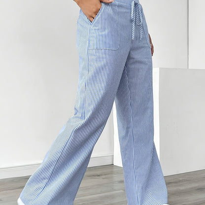 Riviera™ | Pantalon fluide à rayures pour un confort estival
