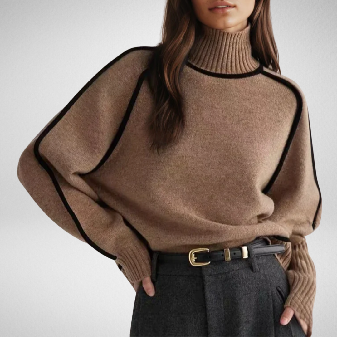 Solange™ | Pull Col Roulé Essential