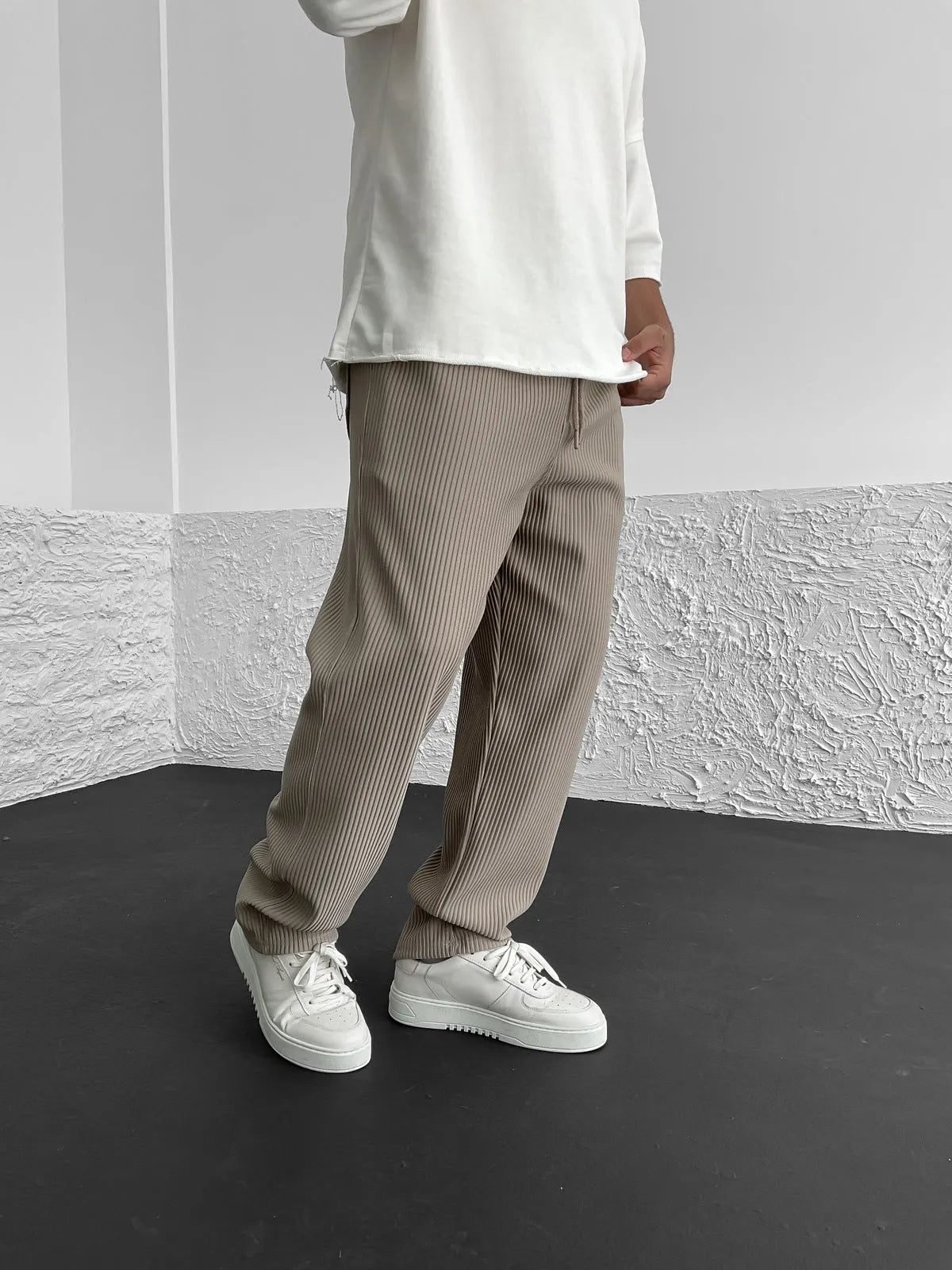 Sami™ | Pantalon confortable côtelé en spandex