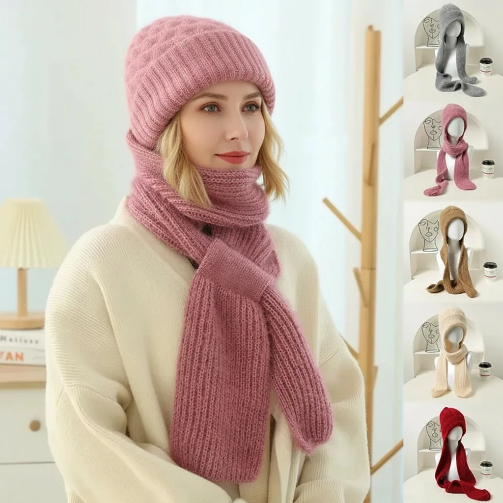 Armel™ | Bonnet et écharpe coupe-vent doublés en polaire
