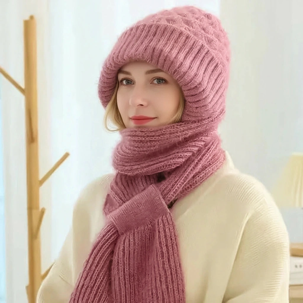 Armel™ | Bonnet et écharpe coupe-vent doublés en polaire