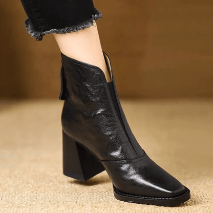 Claudia™ | Bottines de Luxe à Talon Moyen